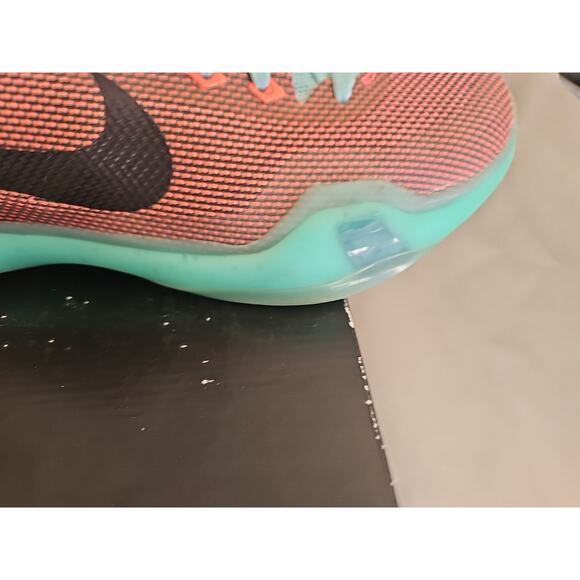 Nike Kobe Bryant X 10 Easter Basketball Shoes Mens 05317-808 Lava Sunset Glow - Picture 5 of 13
